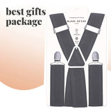 Men 35mm Wide Triangle Suspenders for Trouser - Braces