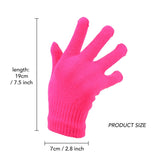 Neon 2-in-1 Fingerless Magic Glove Pack - Pink - White Background