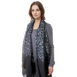 Ombre Leopard Animal Oversized Scarf - Shawls & Wraps