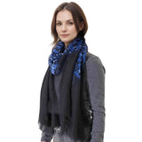 Ombre Leopard Animal Oversized Scarf - Shawls & Wraps