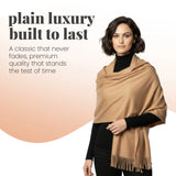 Pashmina Scarf Oversized Cashmere Feel Warm Scarf - Warm Scarves