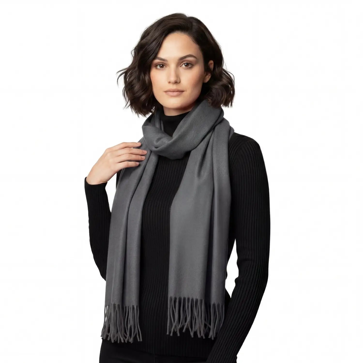 Pashmina Scarf Oversized Cashmere Feel Warm Scarf - Warm Scarves