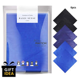 Plain Cotton Bandana Set packaging with black and white label