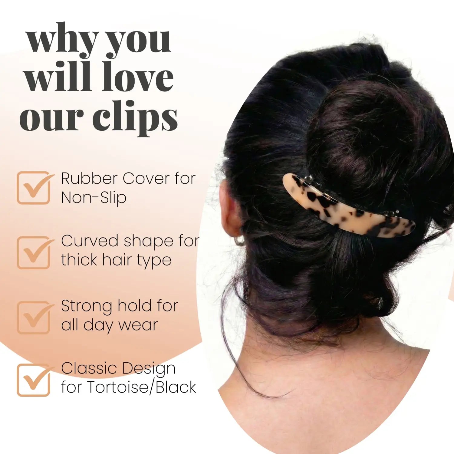 Plain & Leopard French Barrettes Hair Clips - Hair Claws & Clips