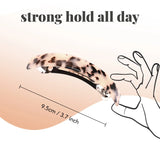 Plain & Leopard French Barrettes Hair Clips - Hair Claws & Clips