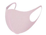 Pink solid coloured face mask made of reinforced fibre - Plain Reusable Thick Face Masks