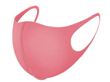 Pink solid coloured face mask with reinforced fibre material in Plain Reusable Thick Reinforced Fibre Face Masks.