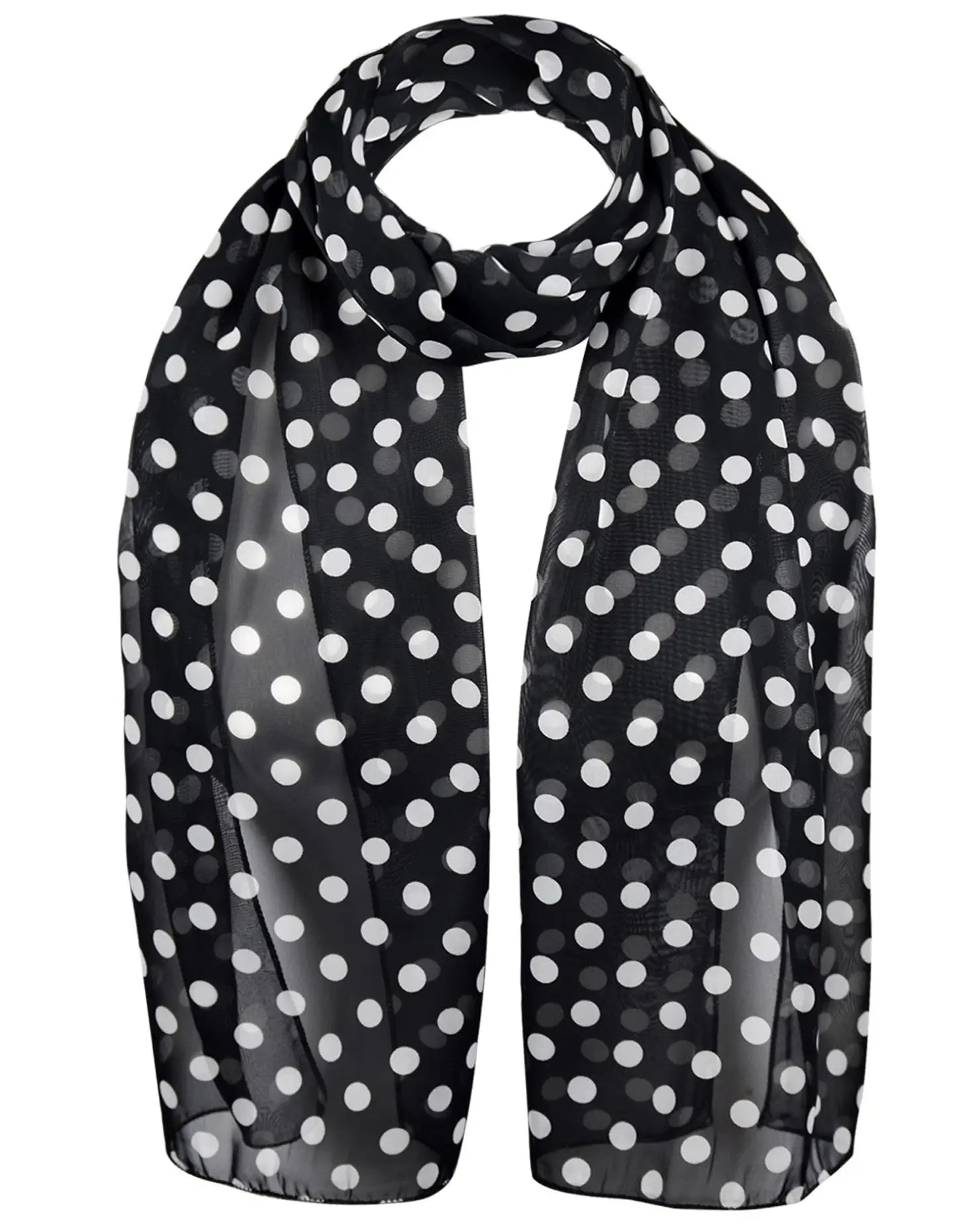 小物 SCARF HAT (S) / Dot Chiffon-Black SCARF HAT (M) / Dot Chiffon-Black – BAREN（バレン）