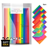 Pride Rainbow Flag Bandana Set - 6 Pack of Tissues