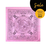 Pink dragon print square bandana on sale