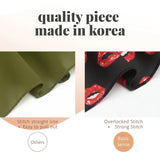 Satin Lightweight Scarf with Kiss Mark Design - Scarves