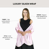 Satin Shawl for Weddings & Parties – Luxurious Fabric Perfect Hemming - Shawls & Wraps