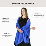 Satin Shawl for Weddings & Parties – Luxurious Fabric Perfect Hemming - Shawls & Wraps