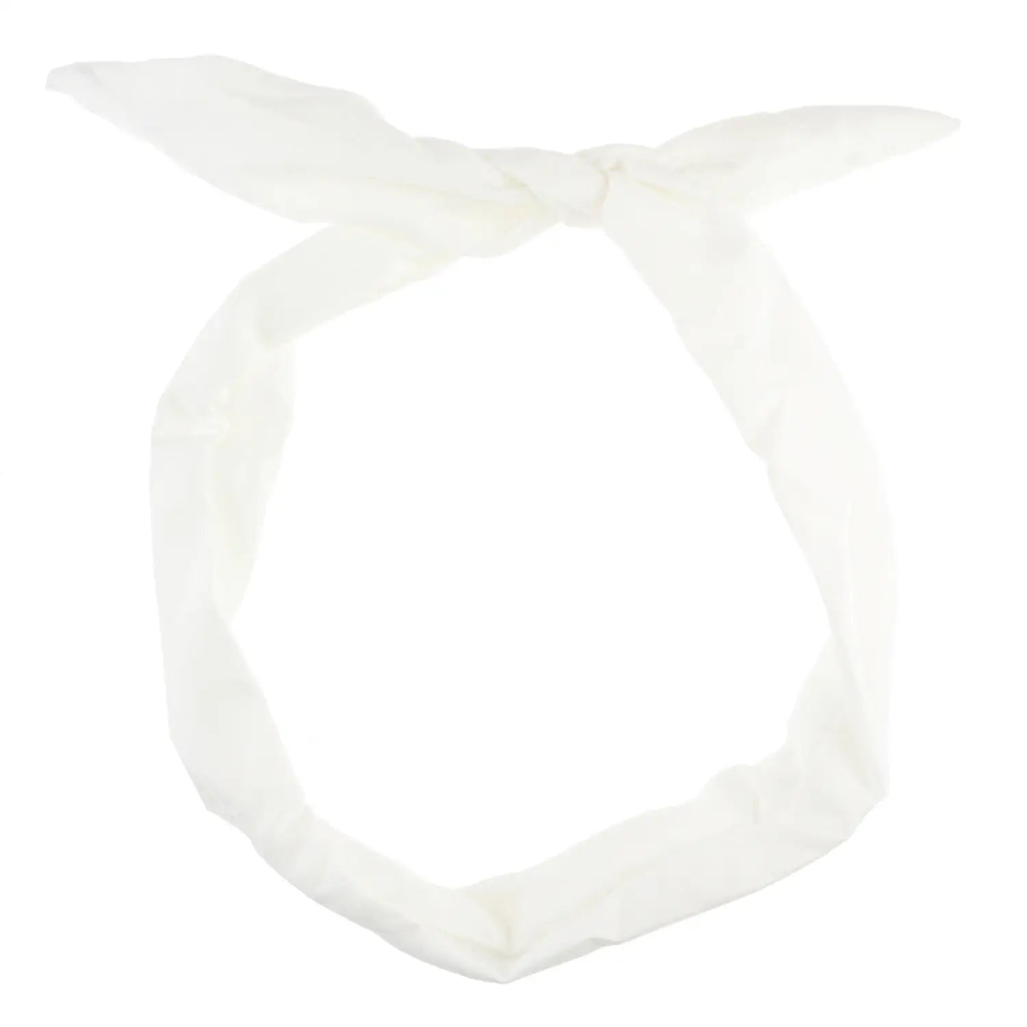 Satin Wired Bunny Ears Headband - Solid Colours
