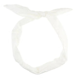 Satin Wired Bunny Ears Headband - Solid Colours