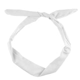 Satin Wired Bunny Ears Headband with Knot Detail