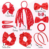 Step-by-step guide on how to tie a bow with our School Girl Hair Accessories for a secure hold