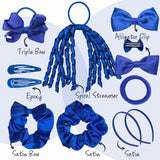 School Girl Plain Hair Accessories Set - Hair Accessory Set