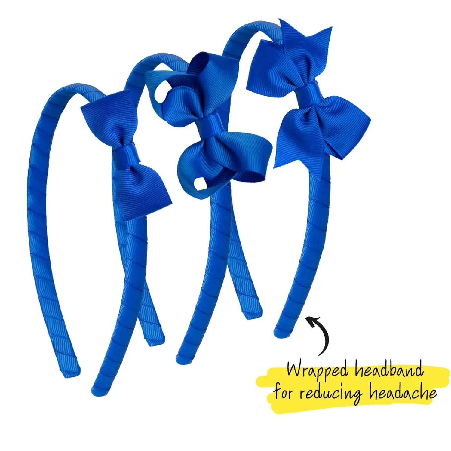 School Hair Accessories Set with Bow Alice Bands Alligator Clips & Elastics - Hair Accessory Set