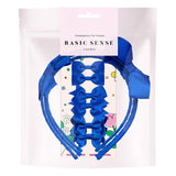 School Hair Accessories Set with Bow Alice Bands Alligator Clips & Elastics - Hair Accessory Set