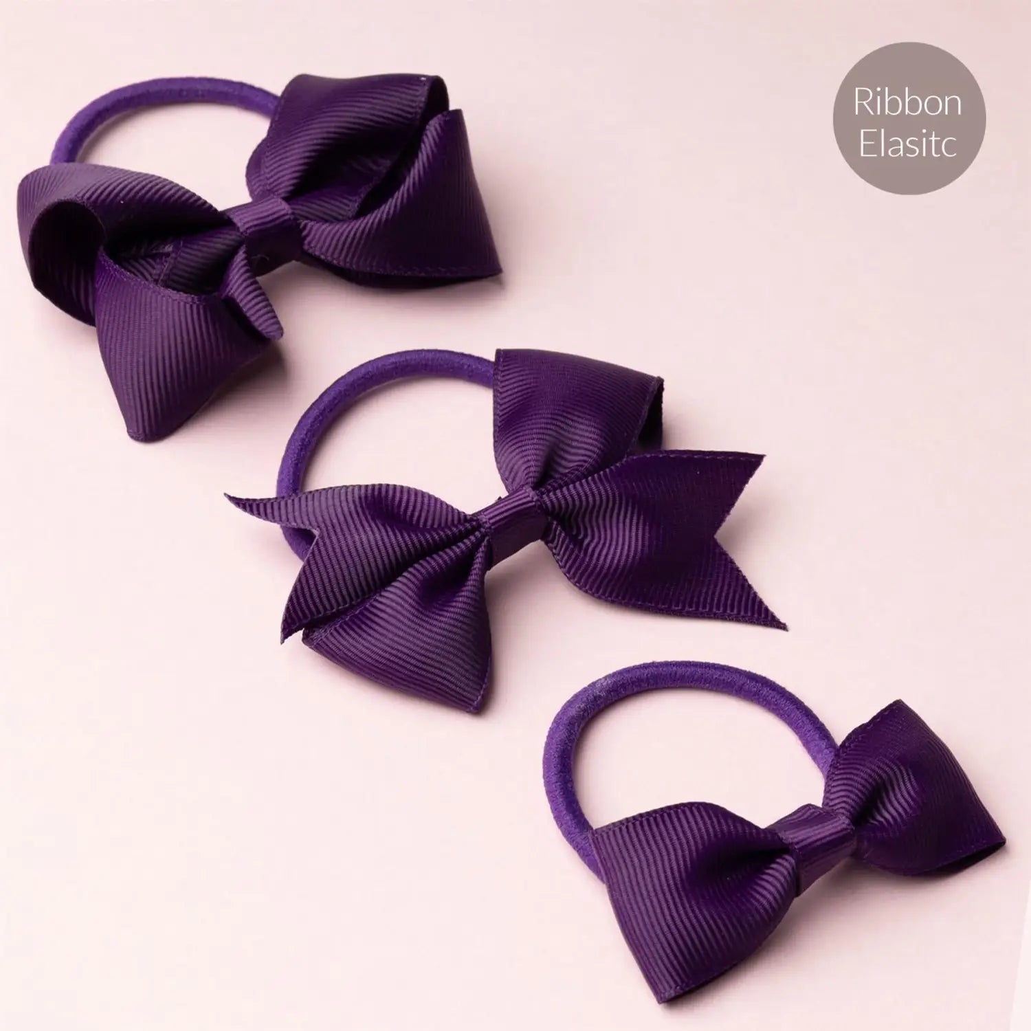 School Hair Accessories Set with Bow Alice Bands Alligator Clips & Elastics - Hair Accessory Set