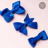 School Hair Accessories Set with Bow Alice Bands Alligator Clips & Elastics - Hair Accessory Set