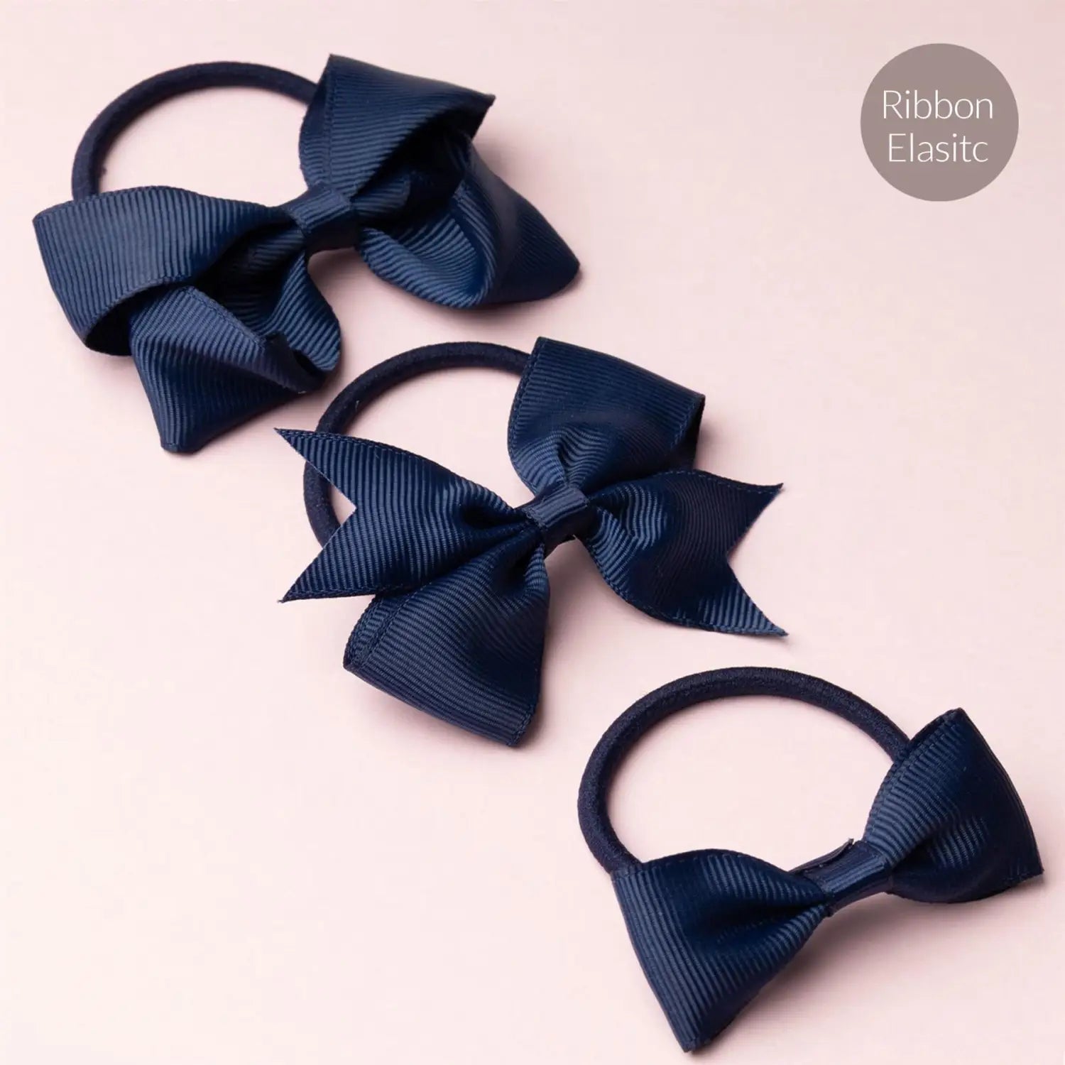 School Hair Accessories Set with Bow Alice Bands Alligator Clips & Elastics - Hair Accessory Set