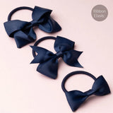 School Hair Accessories Set with Bow Alice Bands Alligator Clips & Elastics - Hair Accessory Set