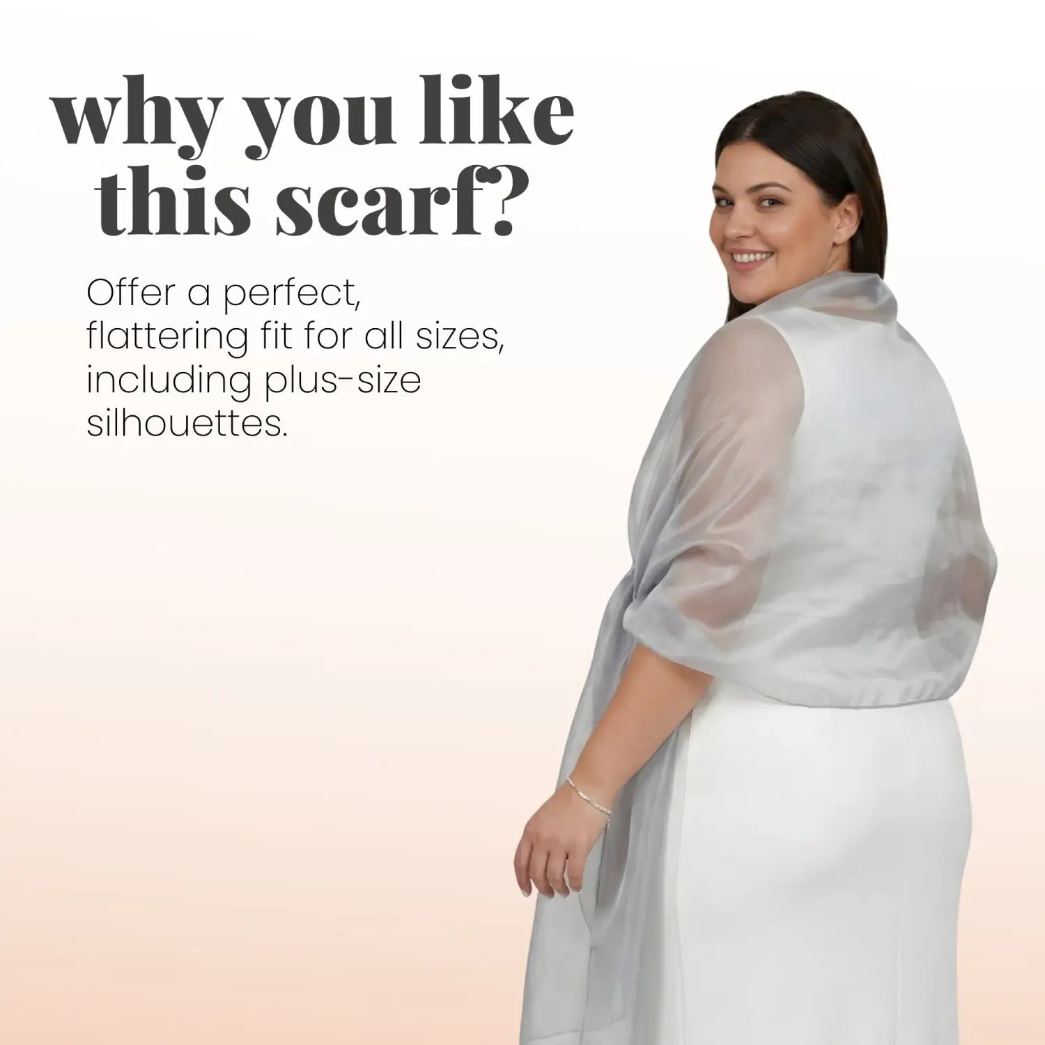 Sheer Shimmer Evening Lightweight Stole - Shawls & Wraps