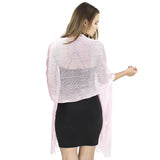 Shimmering Lurex Scarf Fishnet Evening Shawl Scarves - Shawls & Wraps