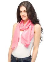 Pure silk lightweight pink scarf for women in Silk Scarf Lightweight 100% Pure Silk Scarves.