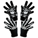Boys winter knit magic gloves with playful skull design
