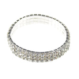 Sparkling Stone Cuff Crystal Diamante Bracelet - Diamond Bracelet
