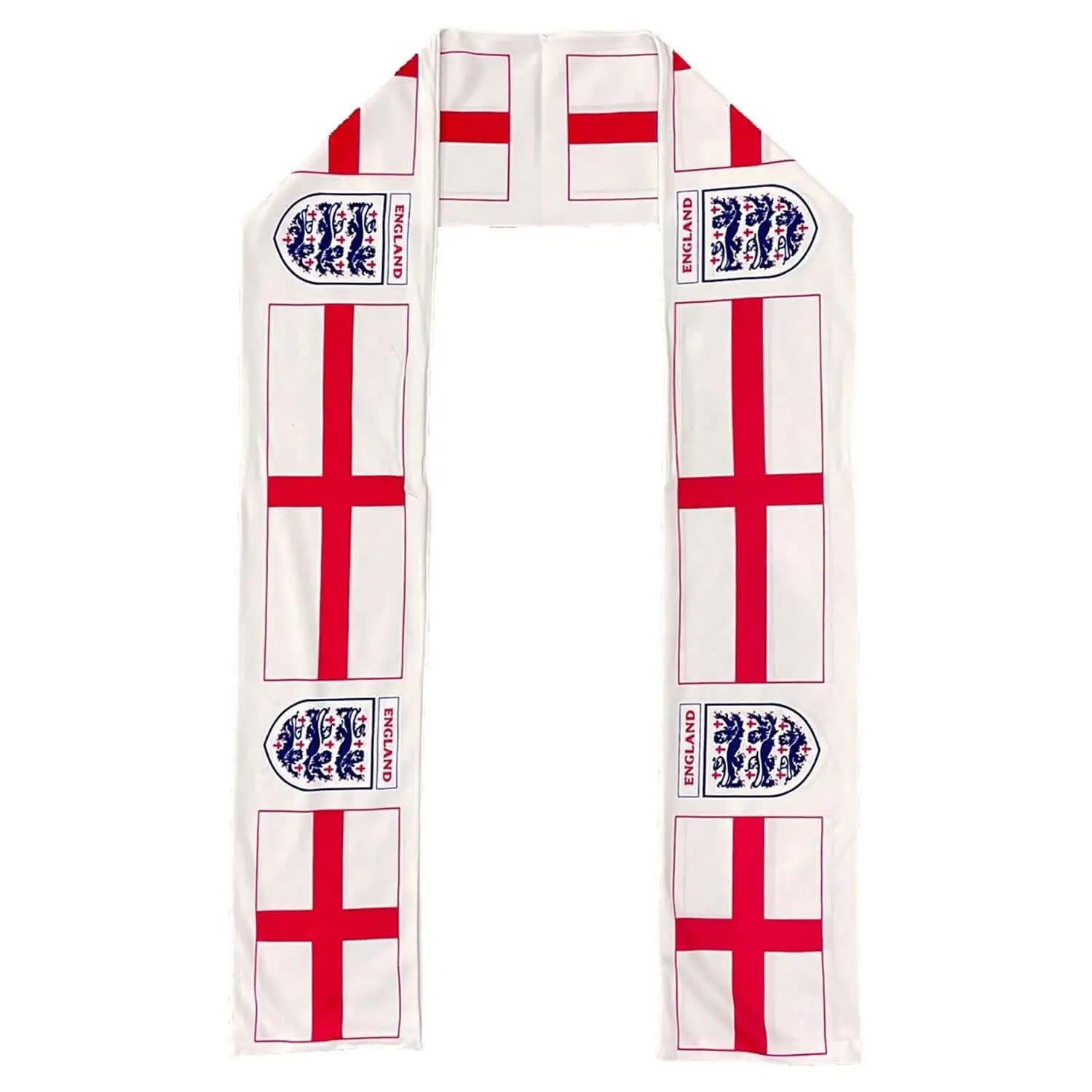 St. George Cross England Flag Scarf & Headband Set