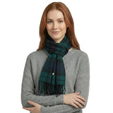 Tartan Winter Scarf – Soft & Warm with Cashmere Feel for Men & Women - Dark Green - Scarves