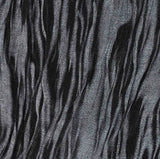 Textured black crinkled tie dye scarf fabric.