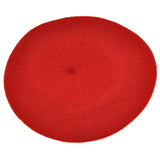 Red Wool French Beret - Timeless Elegance