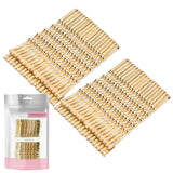 Twisted Kirby Metal Bobby Hair Grips - 36pcs with straws and sticks.