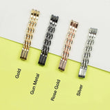 Set of four colored metal clasps in Twisted Kirby Metal Bobby Hair Grips - 36pcs.
