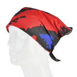 Union Jack Print headband - red, black and blue design made of 100% cotton