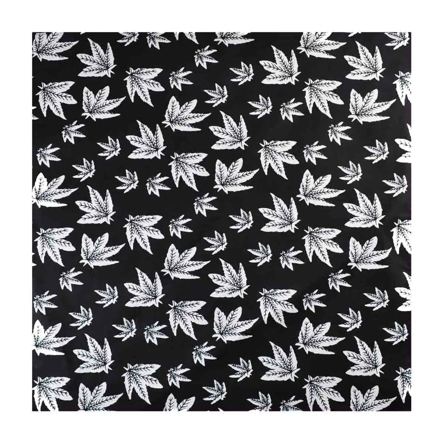 Unisex Tropical Leaf Print Scarf in 100% Cotton