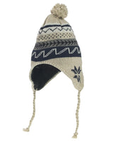 Unisex Peruvian Winter Hat with Snowflake Pattern