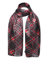 Unisex Scottish Check Wrap Scarf - Soft, Silky, Versatile