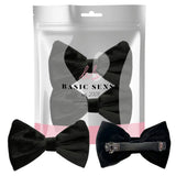 Black Velvet Bow Barrette Hair Clip School Hair Accessories for Girl