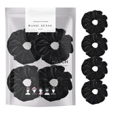 Velvet Large Scrunchies Hair Tie with Woman Image
