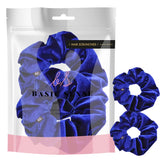 Blue Velvet Large Hair Tie Scrunchies: Soft and Durable Accessory