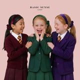 Velvet School Hair Accessory Set - Headbands & Scrunchies in Uniform - Hair Accessory Set