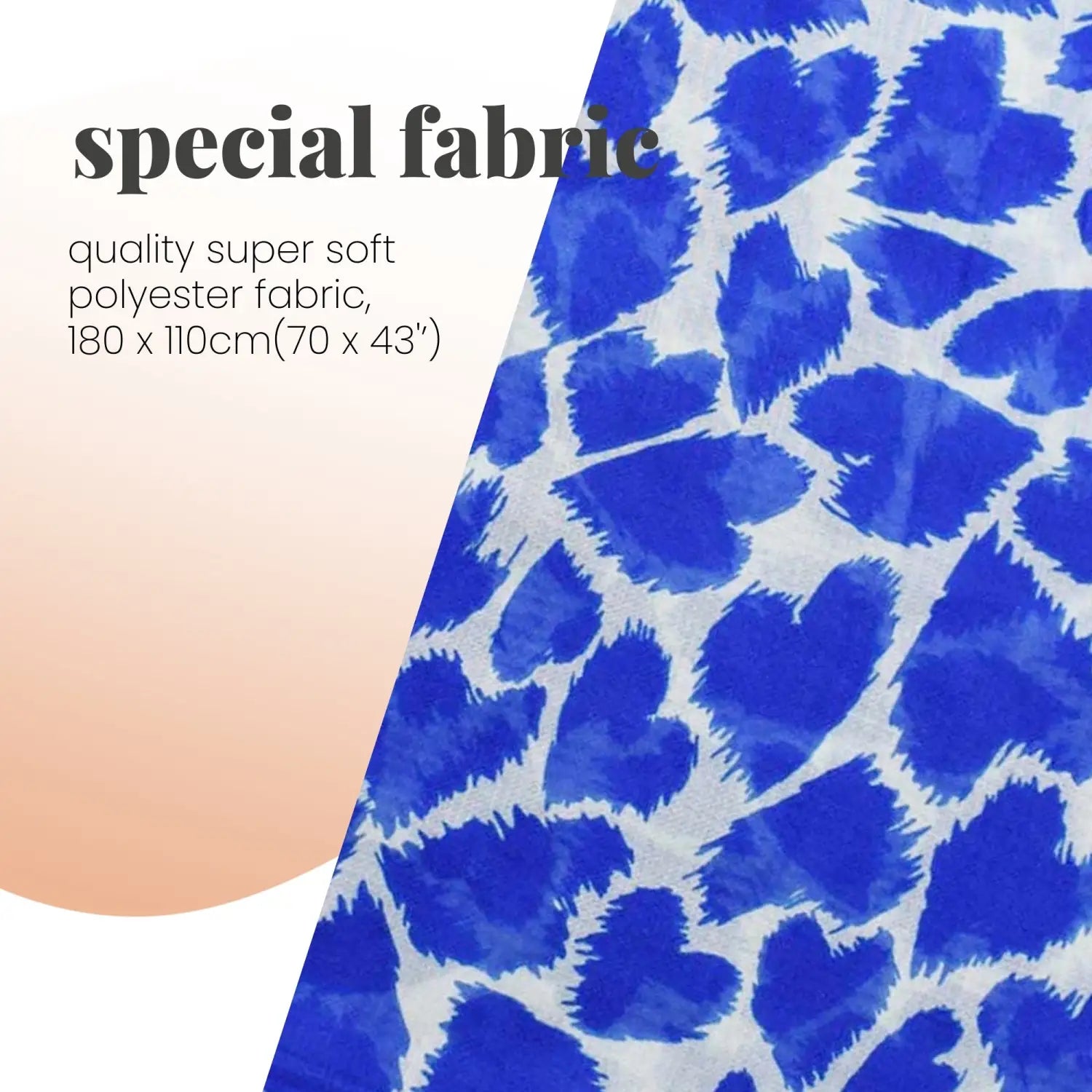 Vibrant Oversized Heart Print Scarf Wrap - Scarves