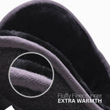 Black winter hat with fleece lining, perfect for warmth with Winter Earmuffs set