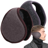 Dark Winter Earmuffs 2pcs worn and displayed with a basic sense of style, perfect with snoods